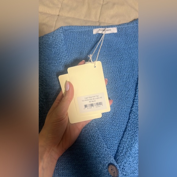 NWT Peppermayo Azure Capri Glow Knit Top - XS - Picture 6 of 6